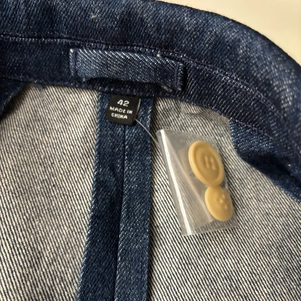 J. Peterman Men’s Denim Blazer Chore Coat Size 42R NWOT